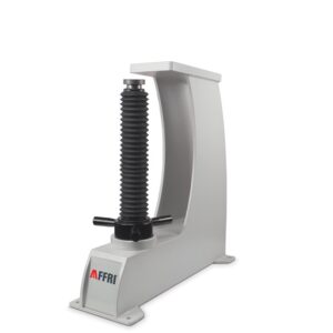 Laboratory hardness tester by Affri, featuring a compact design for precise material hardness measurements.