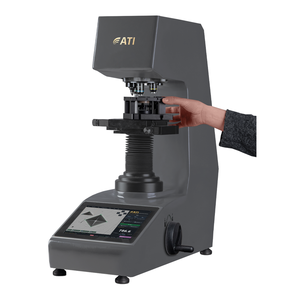 Automåatic Vickers hardness tester for Vickers and micro Vickers tests