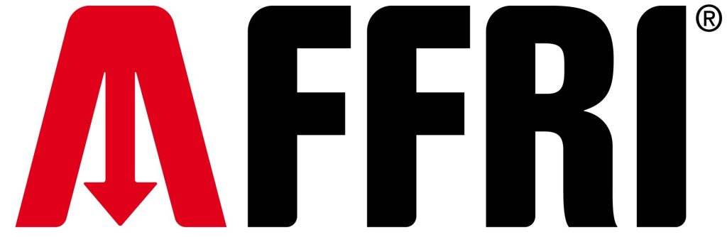AFFRI logo with a bold red A featuring an arrow inside, followed by black letters FFRI.