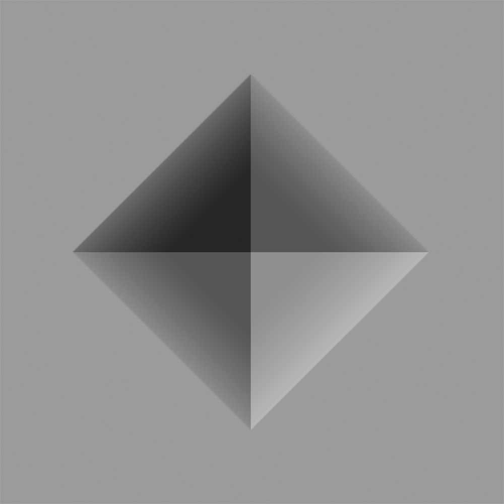 Vickers hardness test indentation illustration