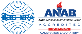 ANAB ILAC-MRA ISO/IEC 17025 accredited calibration laboratory